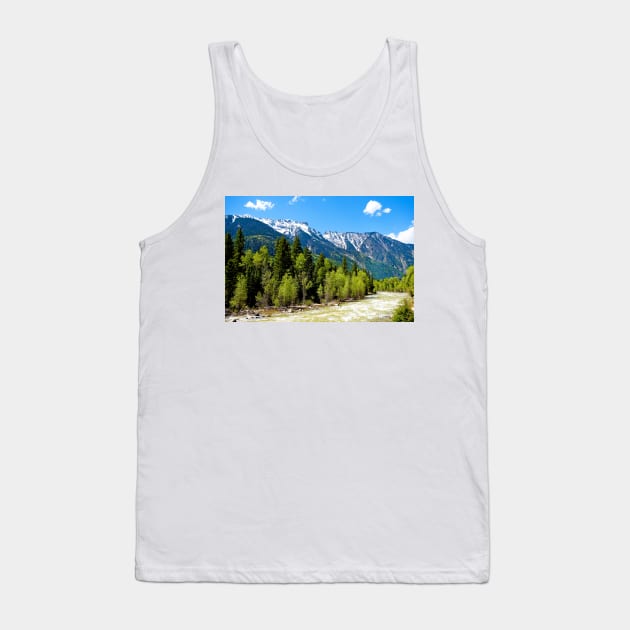 Grenadier Range and Las Animas River Study 1 Tank Top by bobmeyers